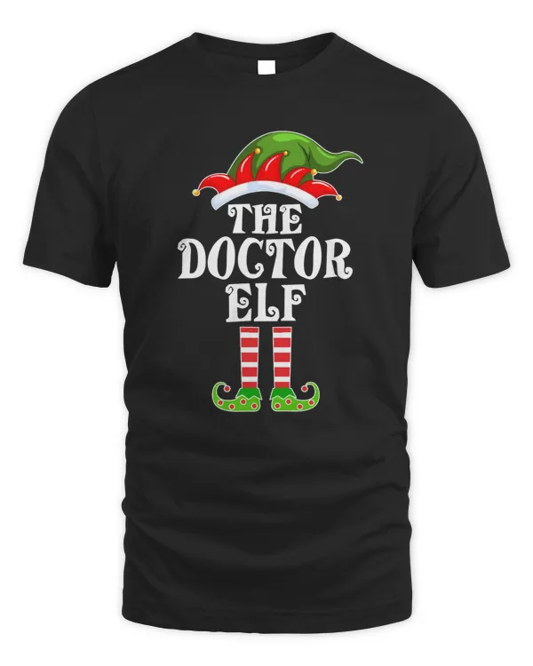 Doctor Elf Matching Family Group Christmas Party Pajama