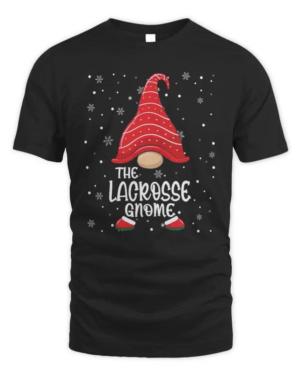Christmas Funny Lacrosse Gnome Family Matching Xmas Pajama
