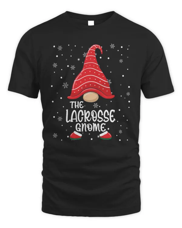 Christmas Funny Lacrosse Gnome Family Matching Xmas Pajama