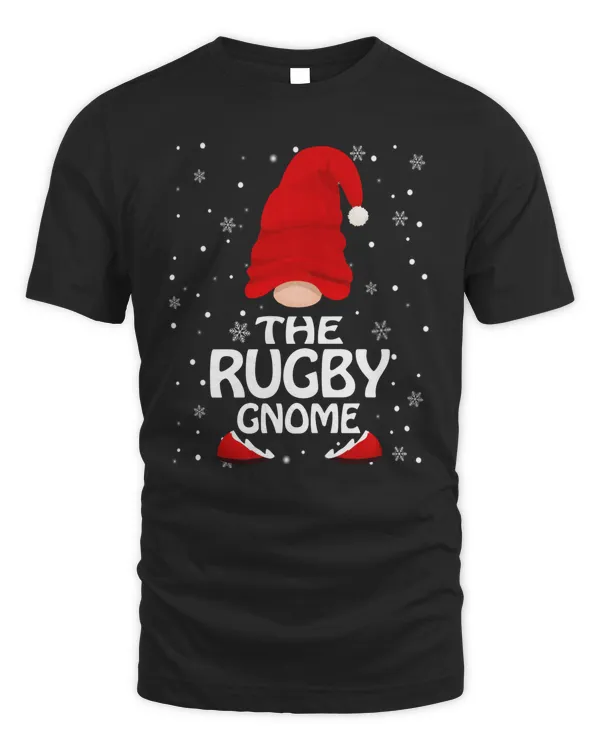 Rugby Gnome Funny Christmas Matching Family Pajama