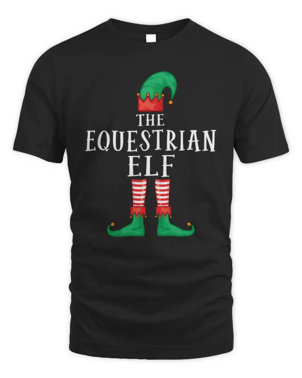 The Equestrian Elf Matching Family Group Sport Xmas Pajama