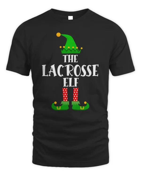 Lacrosse Elf Matching Family Group Sport Christmas Pajama