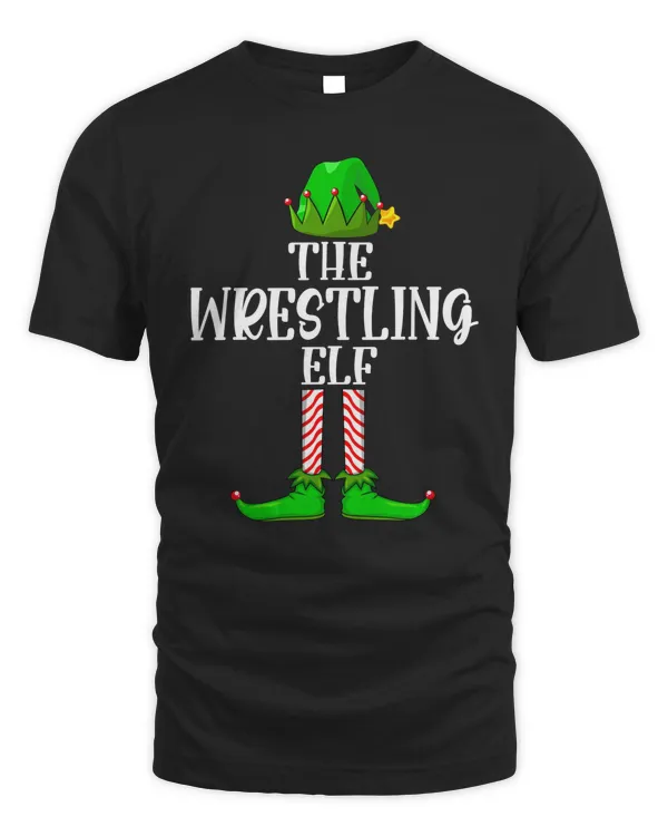 The Wrestling ELF Matching Family Funny Christmas Sport