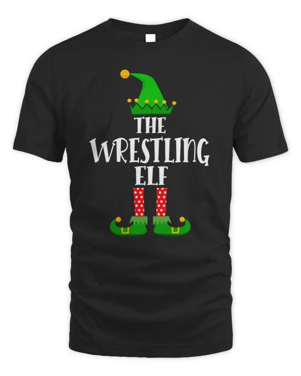 Wrestling Elf Matching Family Group Sport Christmas Pajama