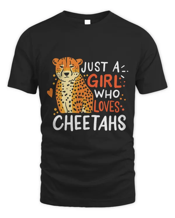 Cheetah Just A Girl Who Loves Cheetahs T-Shirt