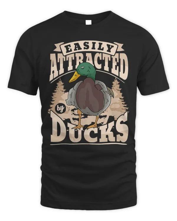 Duck 100 Chance of Duck Hunting Vintage Sunset Themed Hunter 345