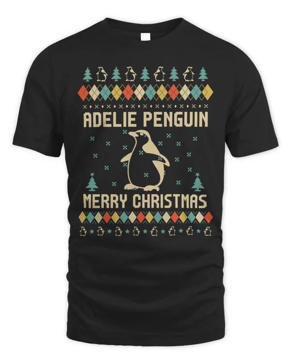 Penguin ADELIE PENGUIN Ugly Christmas Sweater Vinatge Retro 184