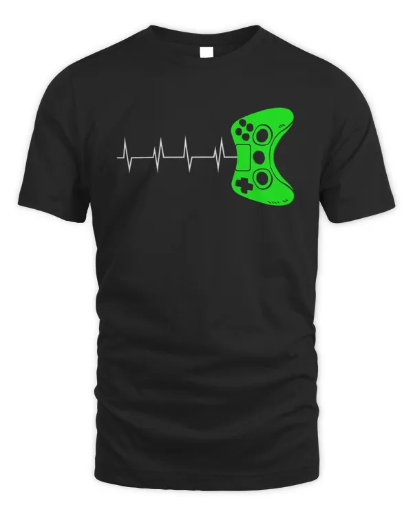 Funny Gamer Heartbeat Video Game Controller Gag Gift 39