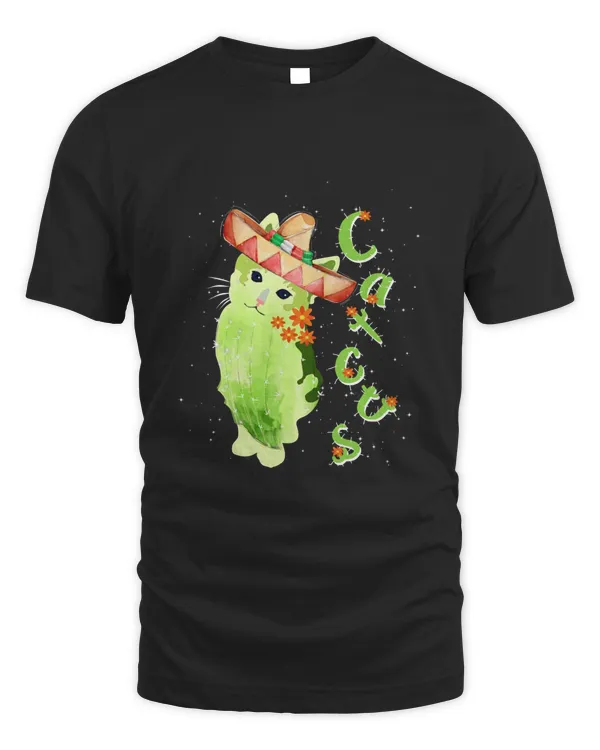 Catcus Cat Cactus Funny Shirt