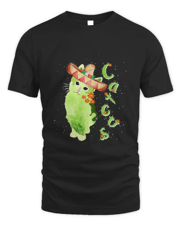 Catcus Cat Cactus Funny Shirt