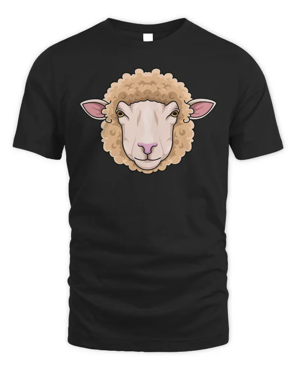 Sheep Animal Head Cute Lover Women Men 249