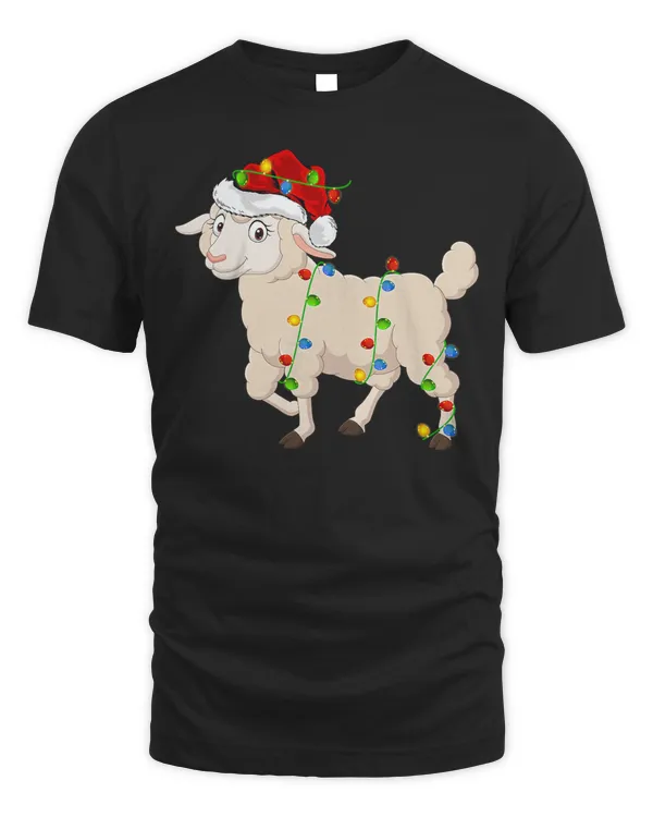 Sheep Animal Lover Xmas Santa Hat Christmas 266