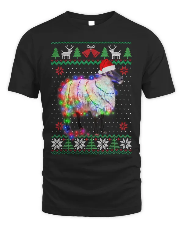 Sheep Animal Ugly Sweater Christmas Puppy Animal Lover 283