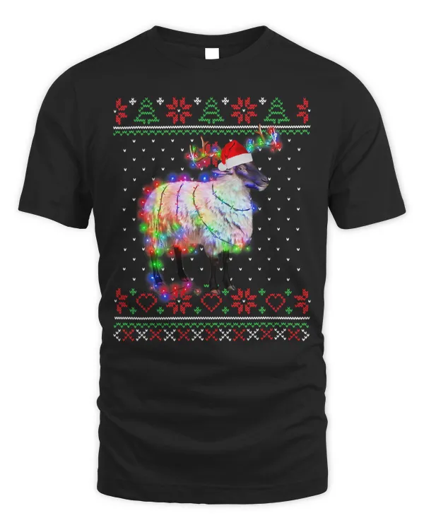 Sheep Animal Ugly Sweater Christmas Puppy Animal Lover 333