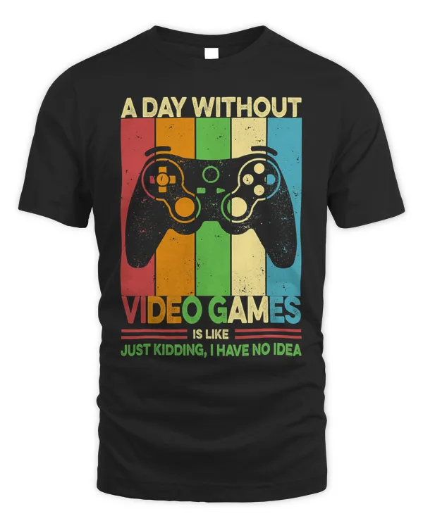A Day Without Video Games Funny Gaming Gamer Video Game 64