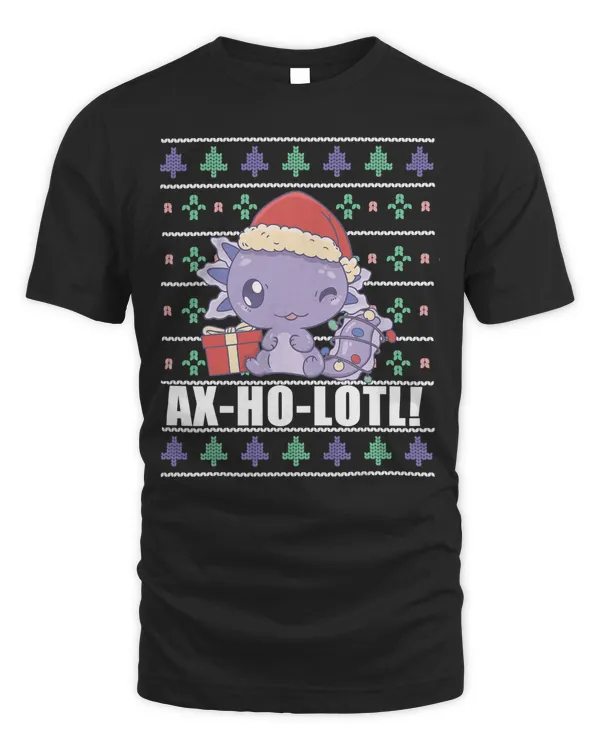 ALL I WANT FOR CHRISTMAS AXHOLOTL Santa Axolotl Ugly Meme 279