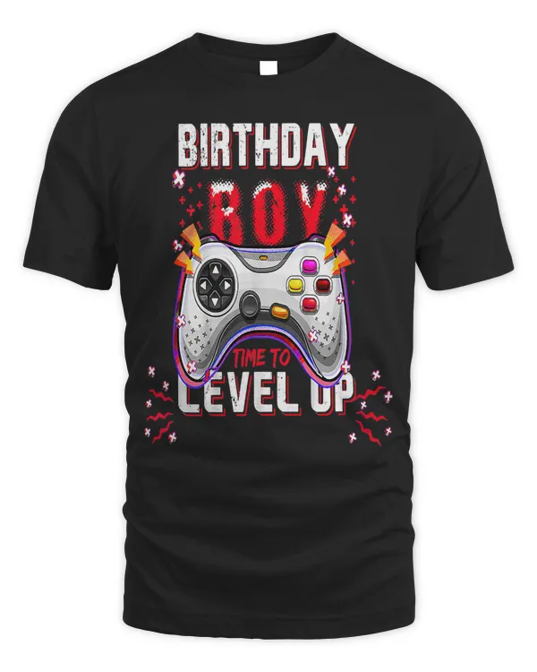 Birthday Boy Time to Level Up Video Game Birthday 101