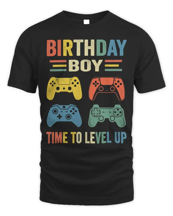 Birthday Boy Time to Level Up Video Game Birthday Boys 148