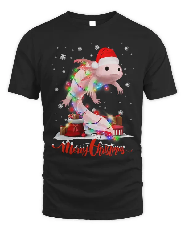 Axolotl Animal Merry Christmas Animal Lover 305