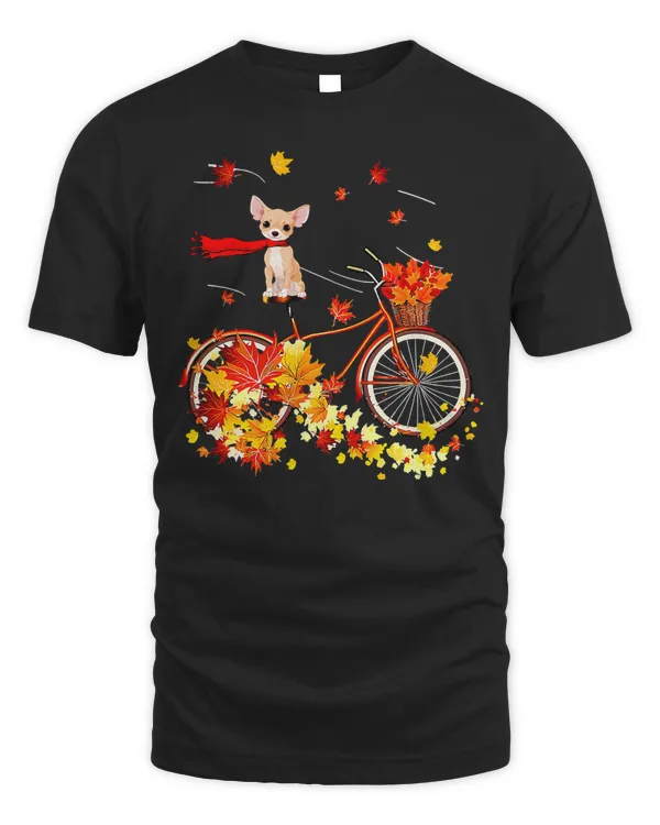 Chihuahua Autumn Funny Fall Cycling Lover 281