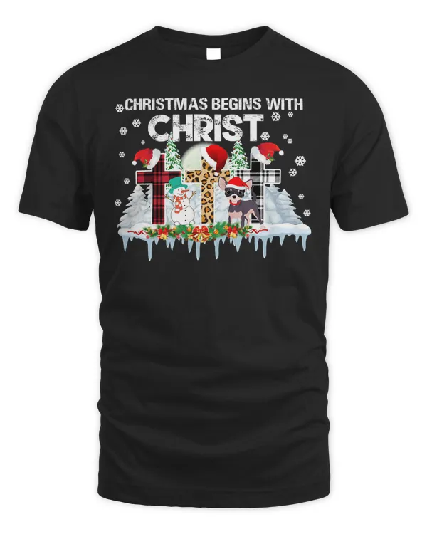 Chihuahua Christmas Begins With Christ Costume Xmass 490