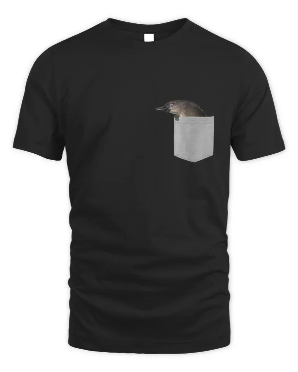 Animal in Your Pocket Duck Billed Platypus Long Sleeve T-Shirt