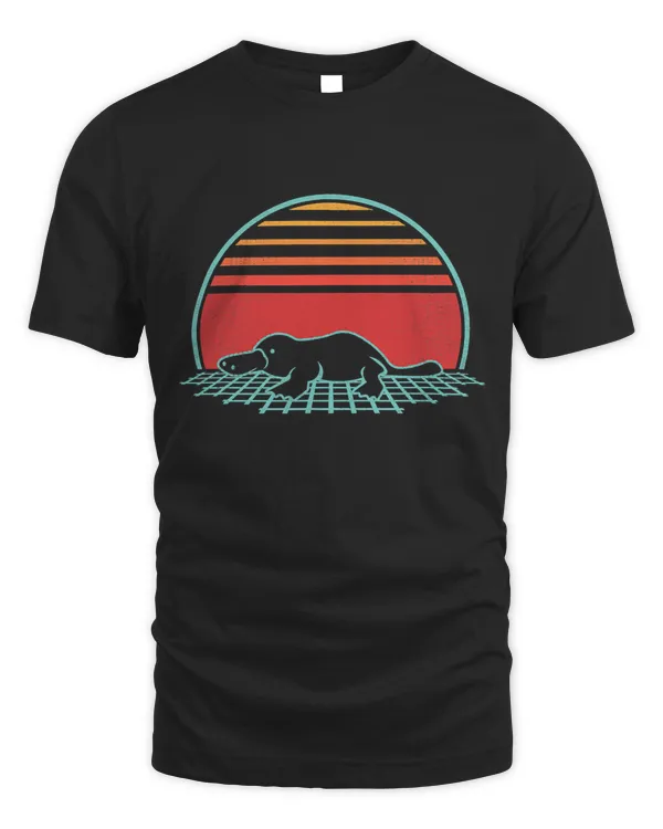 Platypus Retro Vintage 80s Style Gift T-Shirt