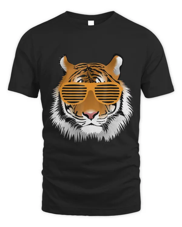 Birthday Shirt for Boy Cool Tiger Striped Animal Theme Party