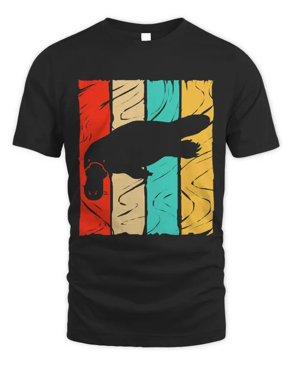 Platypus T Shirt Retro T-Shirt