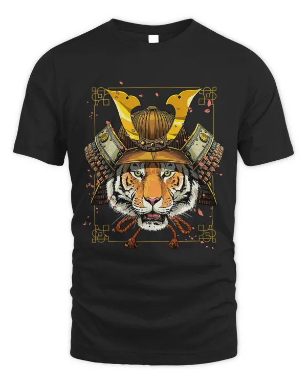 Samurai Tiger Warrior Samurai Lovers Gift For Women & Men T-Shirt
