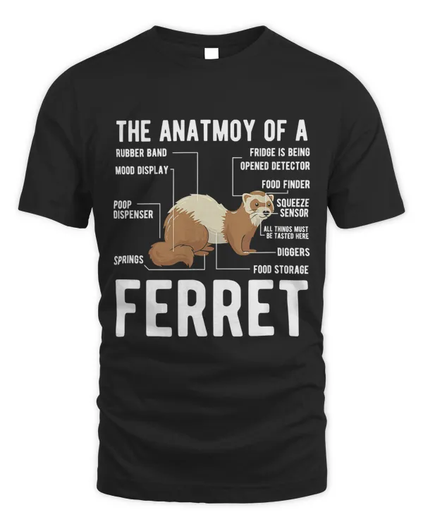 Ferret Anatomy T-Shirt