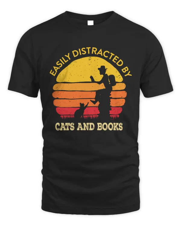 Cats And Books Cat and Book Shirt Gift Cats Lover Books Lover  masonschip