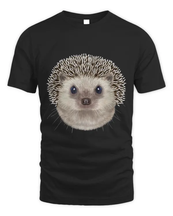 Cute Hedgehog Face, T-Shirt