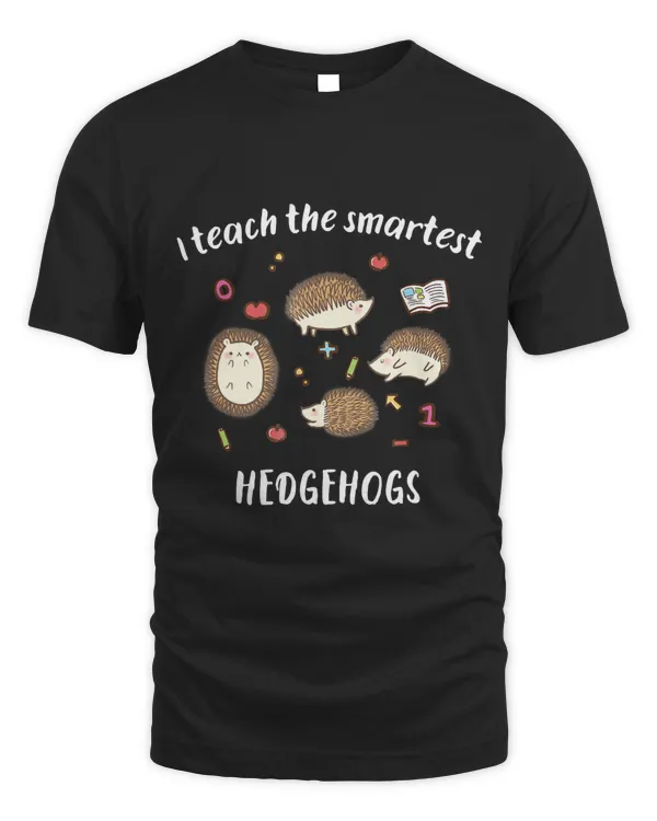 Cute reading & kindergarten teacher Hedgehog Shirt
