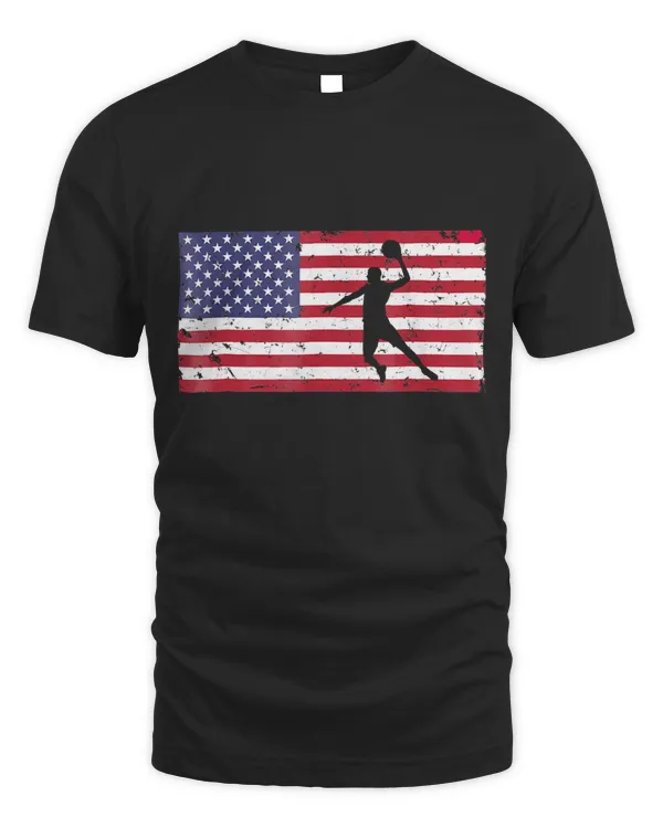 American Flag Handball Shirt Vintage Player Jersey Gift Tee