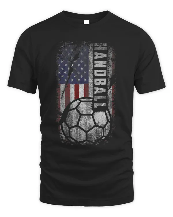American Handball Patriot Grunge USA Distress Flag Gift T-Shirt