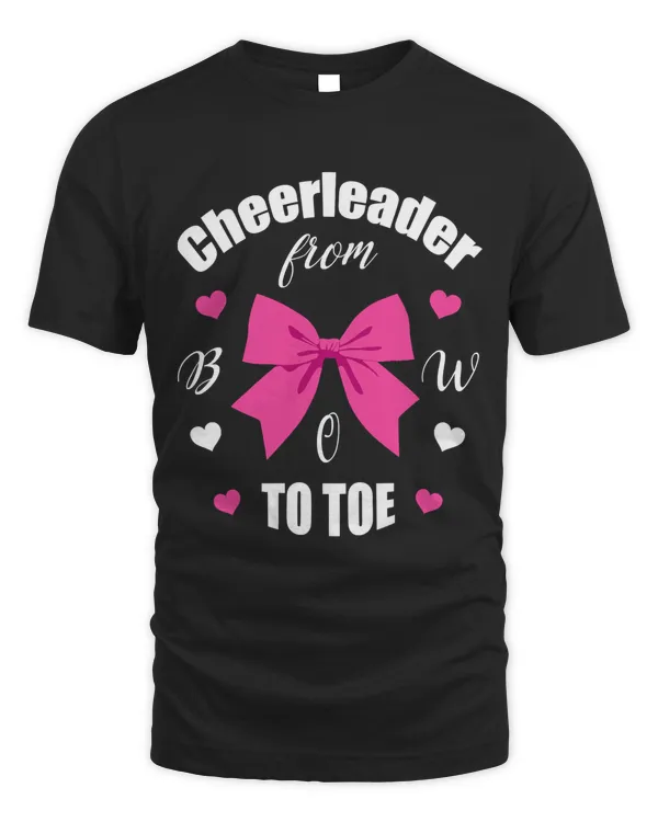Cheerleader From Bow 2 Toe T Shirt Cheerleading Girl Gift