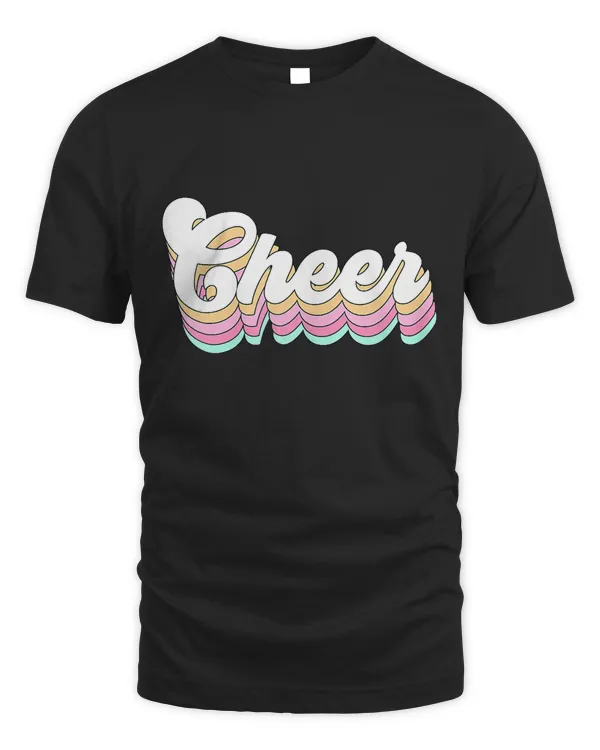 Cheerleading Gift for Teen Girl Cheerleader Cheer Team Retro T-Shirt