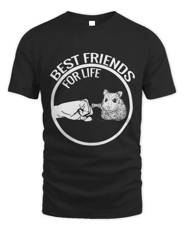 Cute Hamster Best Friends For Life T-Shirt Gift