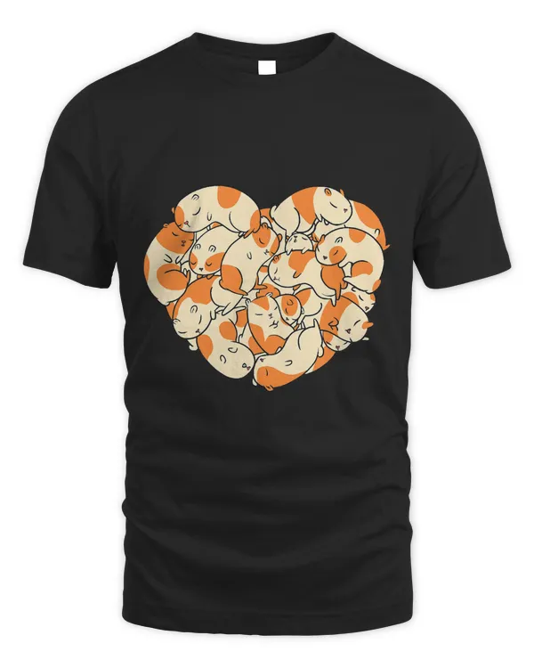 Cute Hamsters Love Gift For Boys Girls Kids T-Shirt