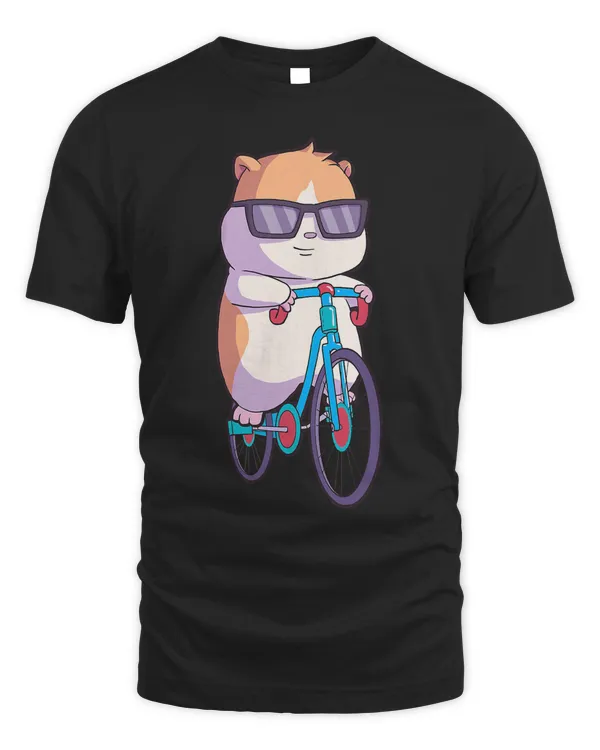 Cycling Hamster Bicycle Kids Shirt Road Bike Cyclist Gift T-Shirt