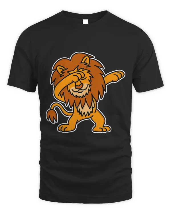 Dabbing lion funny dab dance cool lion jungle king animal Premium T-Shirt