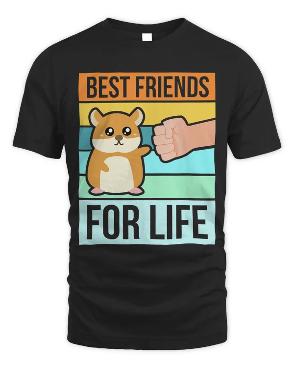 Funny Cute Hamster Gifts Face Tshirt Best Friends For Life T-Shirt