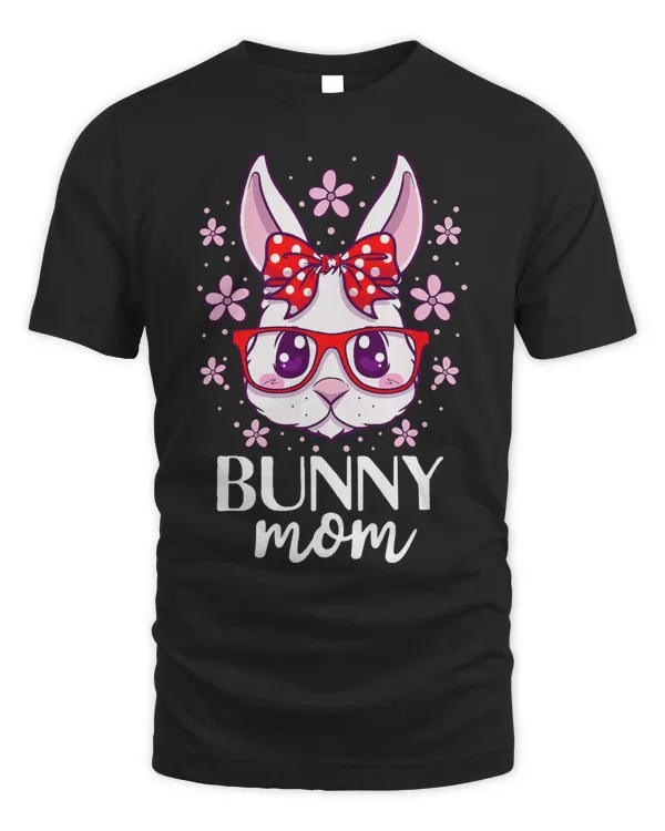 Bunny Mom Mama Cute Rabbit Lover Gift Bunnies Owner T-Shirt