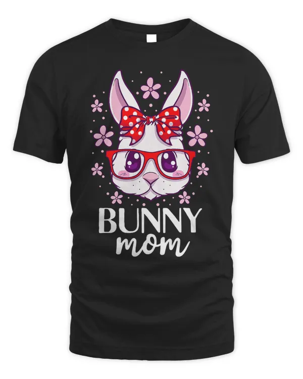 Bunny Mom Mama Cute Rabbit Lover Gift Bunnies Owner T-Shirt