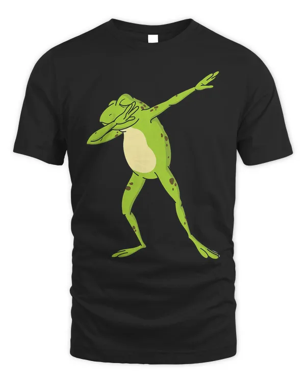 Dabbing Frog For Kids-Boys & Girls Funny Animal Dance Gift T-Shirt