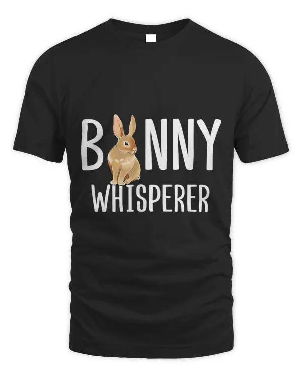 Bunny Whisperer T-Shirt Mom Girls Funny Rabbit Lover Gift T-Shirt