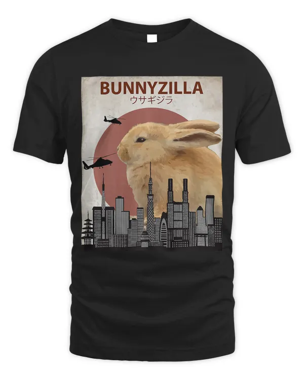 Bunnyzilla Bunny T-Shirt  Funny Gift for Rabbit Lovers