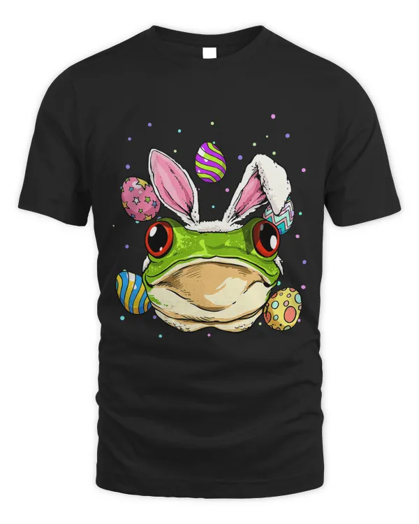 Easter Bunny Frog Shirt Funny Easter Frog Gifts T-Shirt