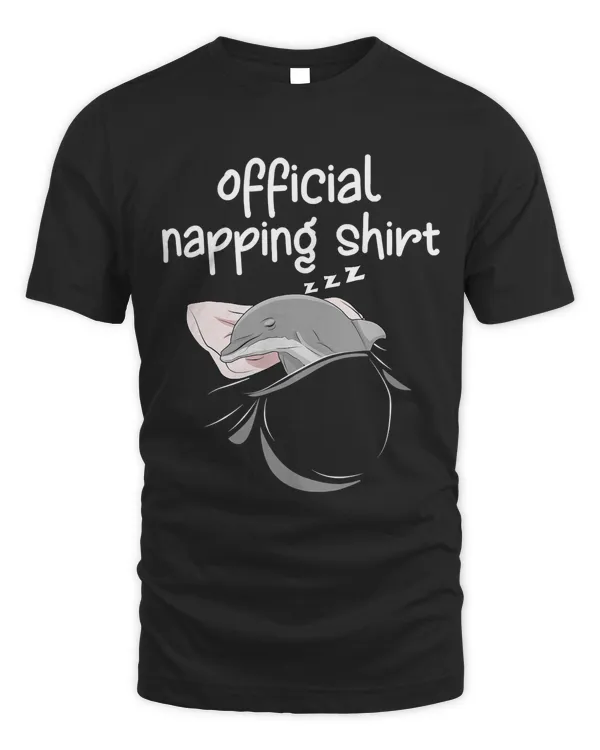 Dolphin Sleeping Shirt Women Pajamas Outfit Nap PJs Napping T-Shirt